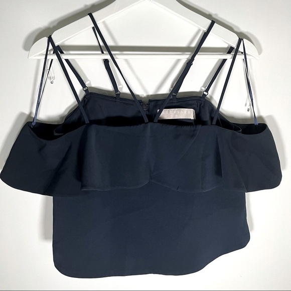 Anthropologie Keepsake crop top blue size XS - Picture 3 of 7